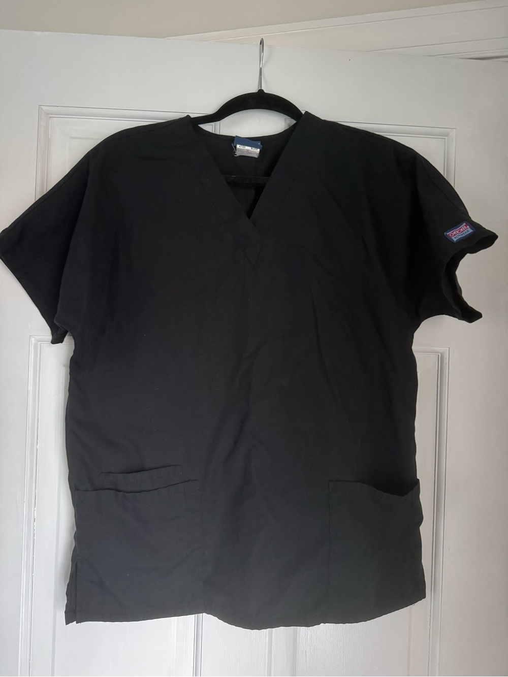 Cherokee Black V-Neck Medical Tunic